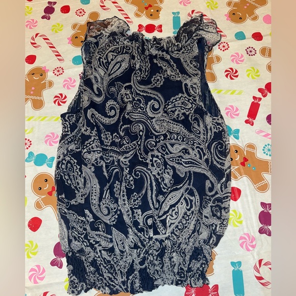 Valerie bertinelli patterned blouse EUC - Picture 2 of 4